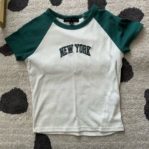 New York baby tee